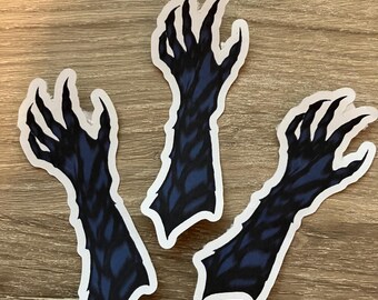 Clawed Hand Sticker