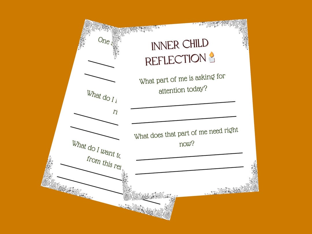 Inner Child Healing Worksheet PDF | Shadow Work & Self Care | Printable ...