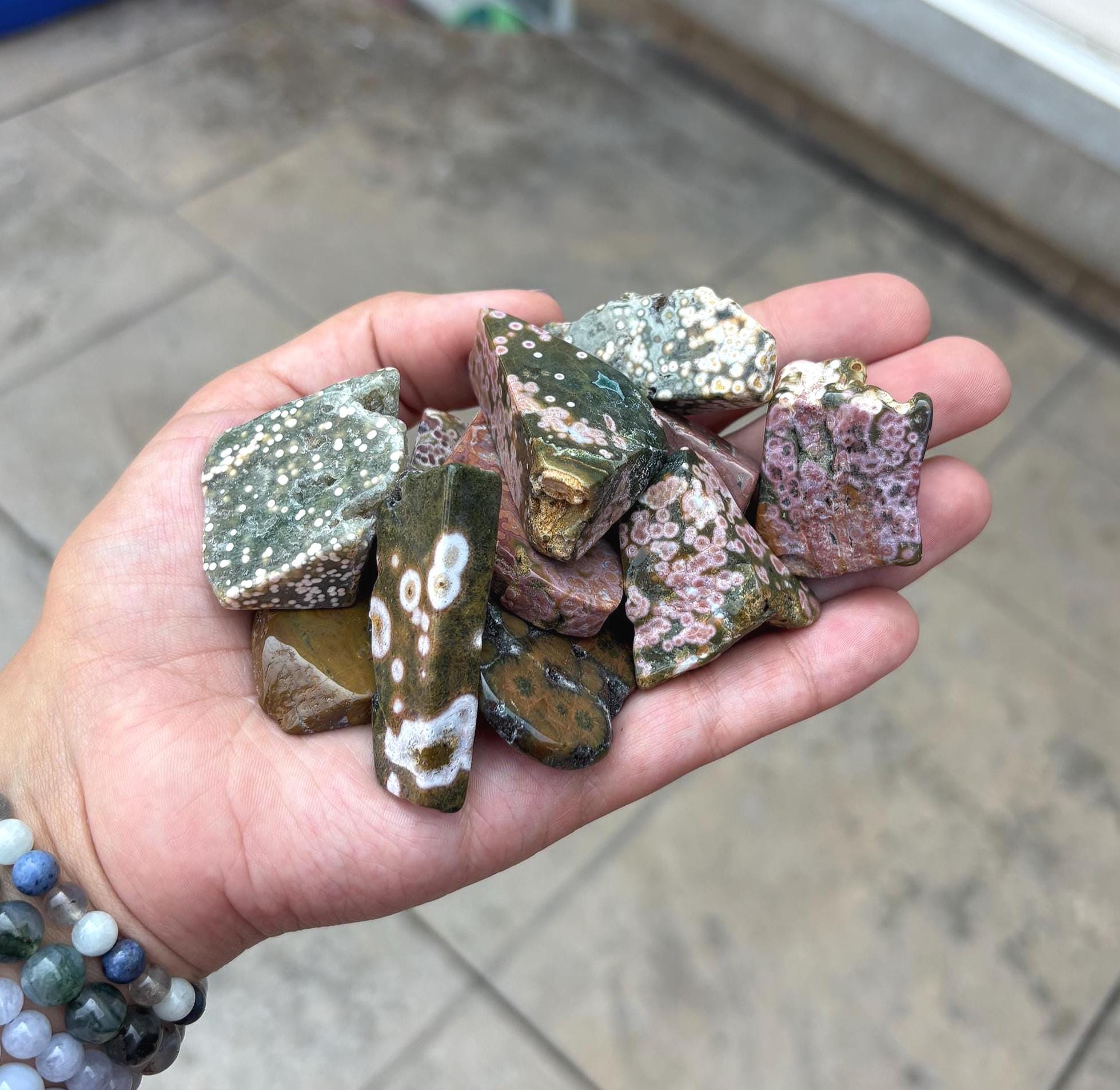 Ocean jasper vein 8 - Etsy 日本