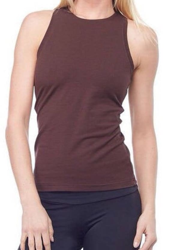 high neck fitness tank