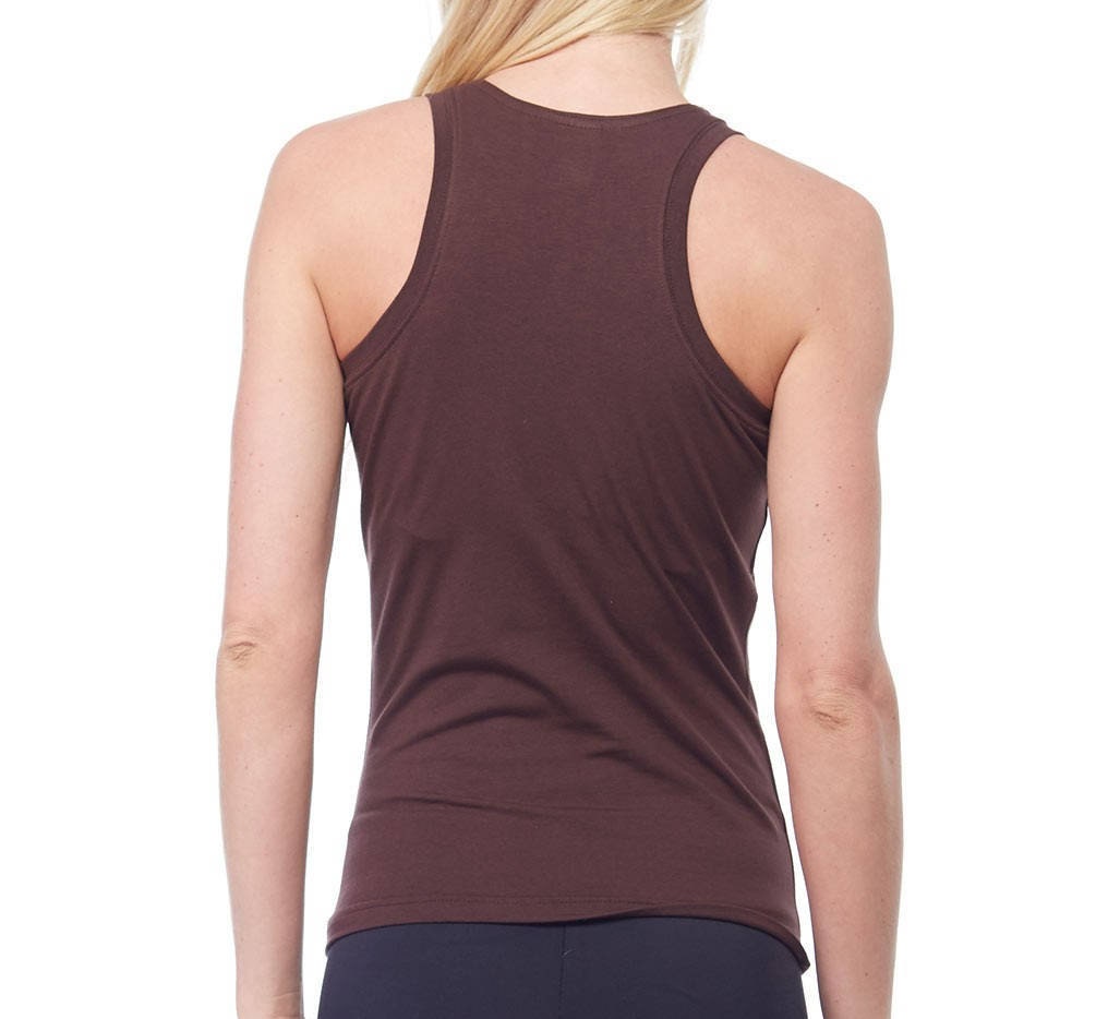 HI NECK Tank W Bra Support Tank Casual Shirt Sleeveless Shell Tank