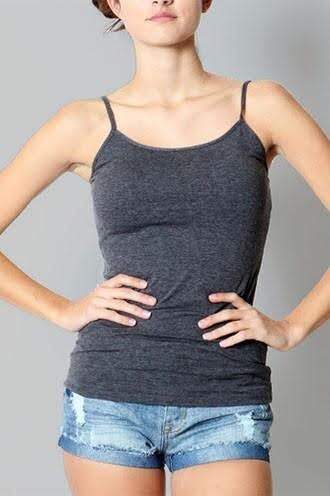 Cami Tank W Bra Shell Top Skinny Strap Moto Tank Square Neck Tank Fitness  Cosplay Dance Wear Sleeveless Shirt Renaissance 