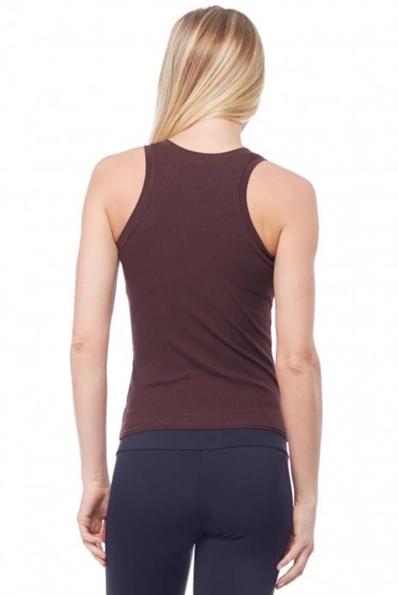 HIGH Neck Tank Yoga Tank Top Womens High Neck Shirt Layering Etsy