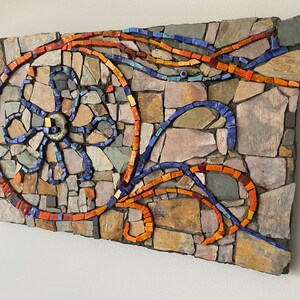 Mosaic Artwork Mosaic mandala Bring the Mediterranean Sea to your home. image 6