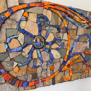 Mosaic Artwork Mosaic mandala Bring the Mediterranean Sea to your home. image 5