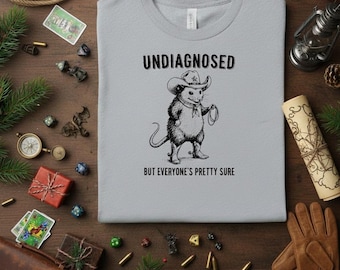 T-shirt drôle d'opossum - humour chaotique, cadeau meme animal sarcastique