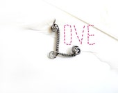 personalized necklace, initial pendant, monogram necklace, silver necklace, silver letter, charm necklace, customized, your name necklace