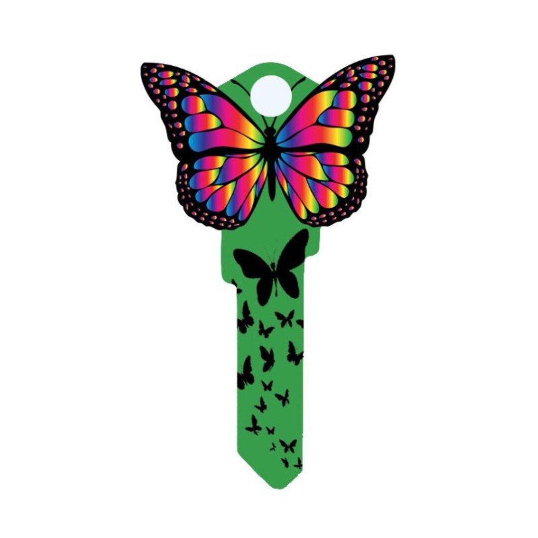 3D Butterfly Key Blank – Uncut House Key – Fits KW1 & SC1 – Trendy Keys ...