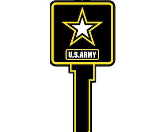 Army Key Blank – Uncut House Key – Fits KW1/SC1 – Real Superhero Series