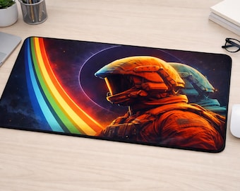 ARC Raiders-inspirerad sci-fi-spelmusmatta | Stor skrivbordsmatta | XXL-spelsetup | Perfekt present