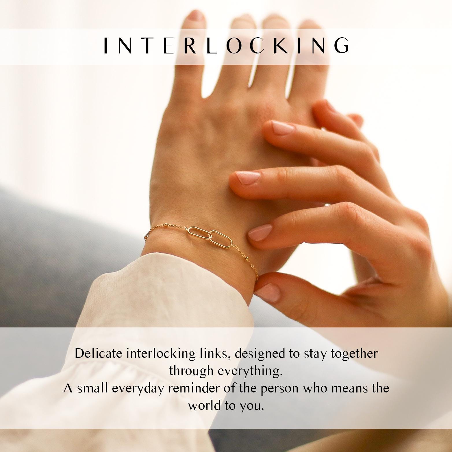 Three Sisters Interlocking Bracelets Set - Three Matching Sis Bracelets ...
