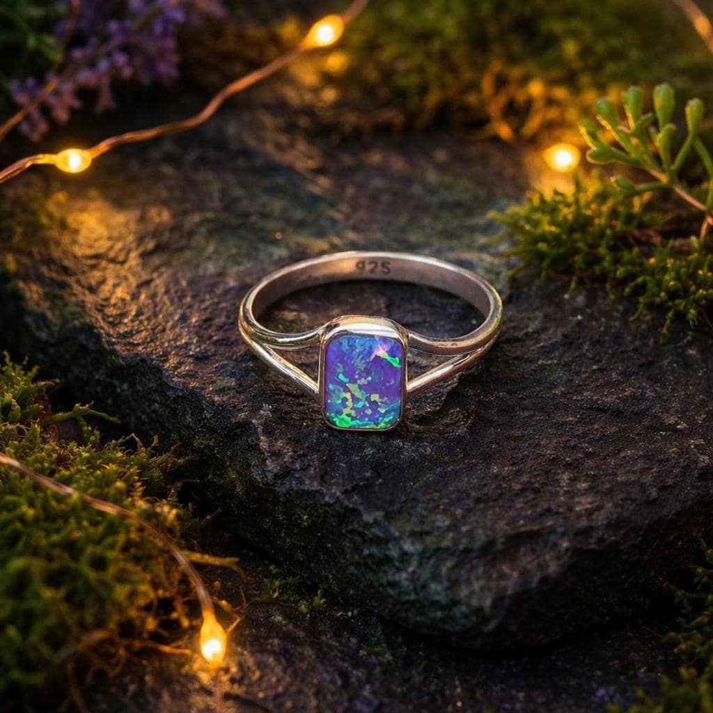 青と緑のリング - Etsy 日本
