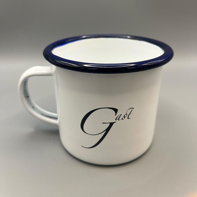 Vanlife Camping Classic – Enamel Mug with Name & Saying – Personalized Gift 1) Stil 1: 0°