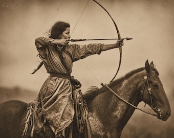 Sztuka Indian Ameryki Północnej w stylu vintage | Plakat na ścianę Western | Grafiki z Dzikiego Zachodu | Rustykalny wystrój domu | Dekoracje w stylu południowo-zachodnim | 216-2