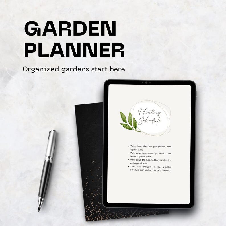 Garden Planner Printable | Vegetable & Flower Garden - Etsy