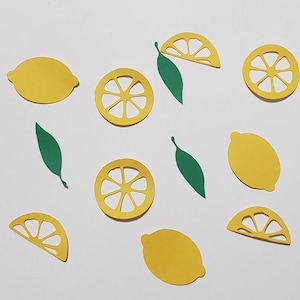 Lemon confetti, lemonade confetti, lemon birthday confetti, lemonade birthday, lemon table scatter, lemon ade party,