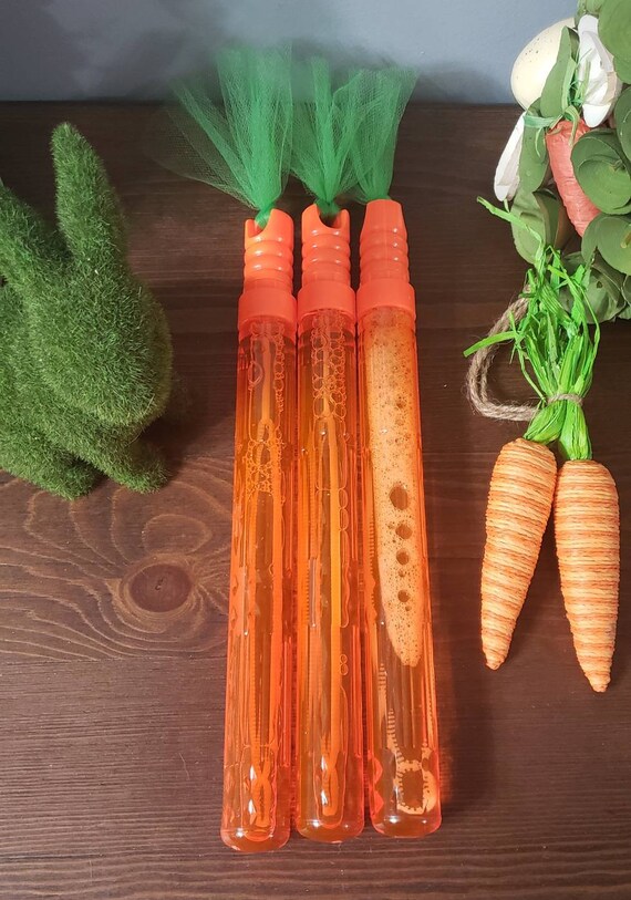 carrot bubble wands