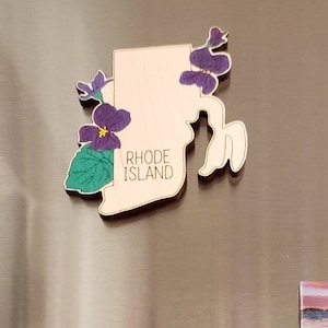 Rhode Island magnet, Rhode Island magnet, RI magnet,  Providence magnet, Ocean State magnet, little Rhody, Rhode Island ornament