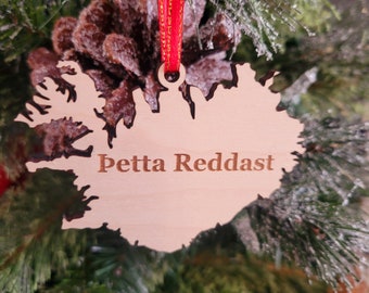 Petta Reddast Iceland ornament, Icelandic ornament, travel ornament, Reykjavik ornament, Iceland motto ornament, Iceland magnet