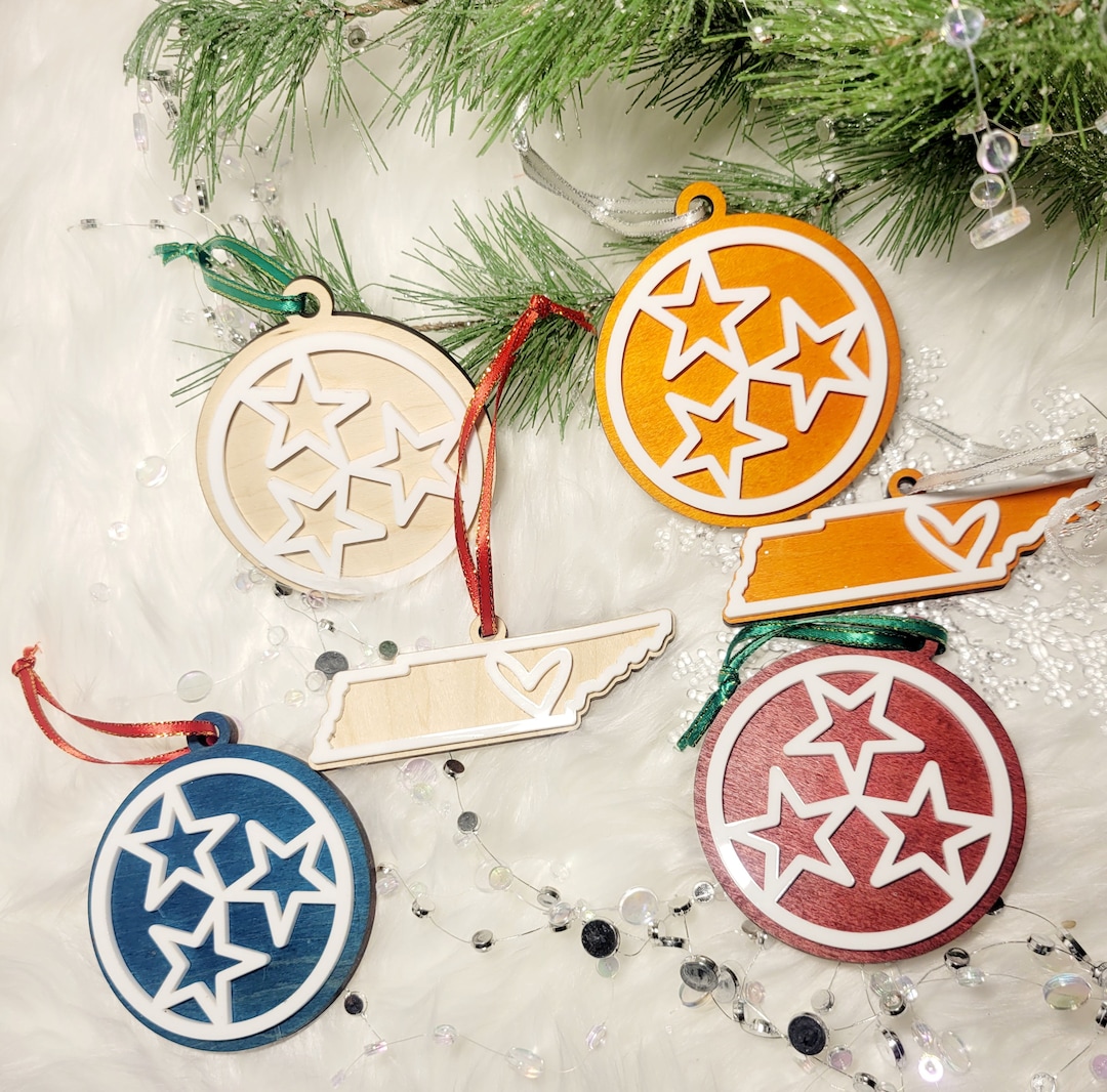 Tennessee Christmas Ornament, Tennessee Ornament, Smoky Mountains