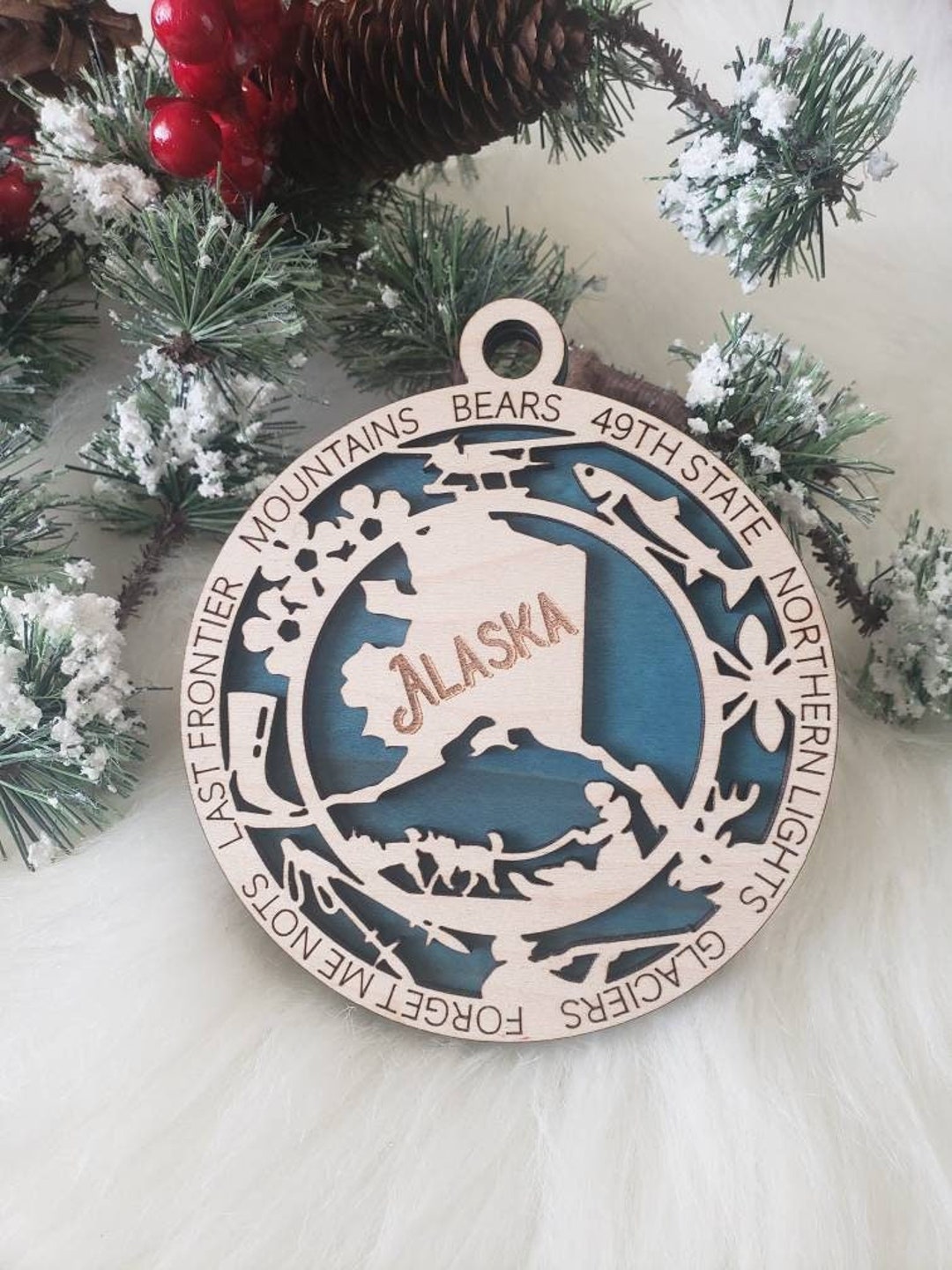 Alaska Christmas Ornaments 