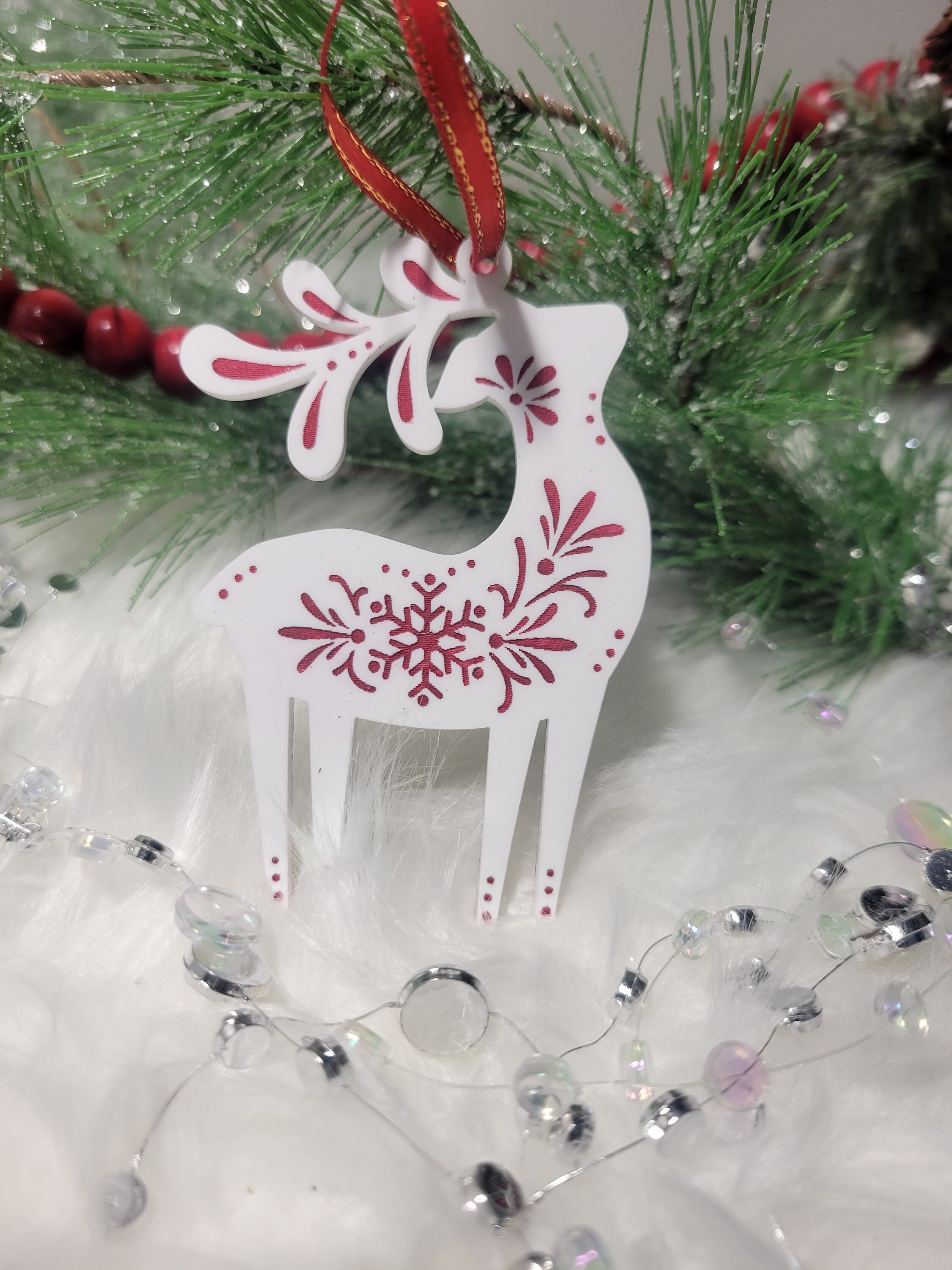 手描きの北欧クリスマススターオーナメント、スカンジナビアの