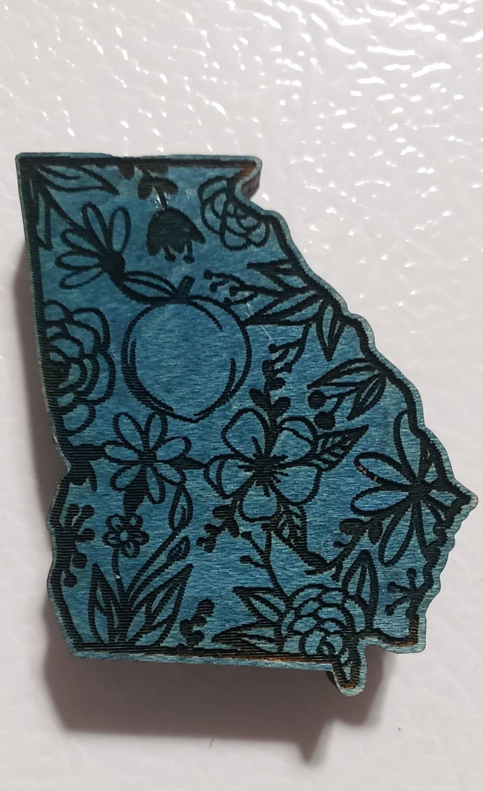 flipped blue floral flipped Etsy