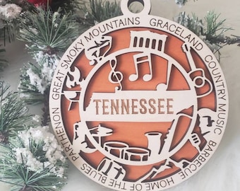 Tennessee Volunteers College Mascot Christmas Tree Ornament Holiday Home Decor 