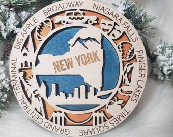 New York Christmas Ornament,  NY Ornament,  Big Apple ornament,  ornament, NYC ornament, New York City ornament