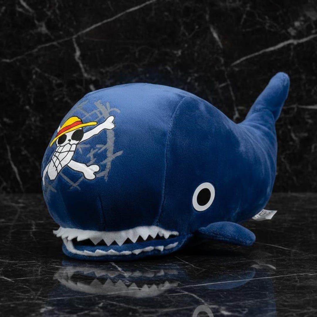 One Piece Laboon Plush • Cute Whale Plush Toy • Anime Stuffed Doll ...