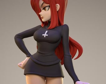LD Umbrella Fanart | 3D Printed Resin Collectible Figure | DIY Kit or Painted