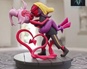 NYG Imps Milly & Moxy Fanart | 3D Printed Resin Collectible Figure | DIY Kit or Painted