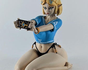 RUS Princess Z Fanart | 3D Printed Resin Collectible Figure | DIY Kit or Painted