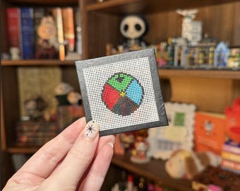 Howl's Moving Castle Portal Needlepoint Canvas - 18 Mesh