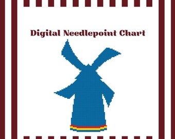 Dutch Bros Coffee - Needlepoint Chart Digital Download