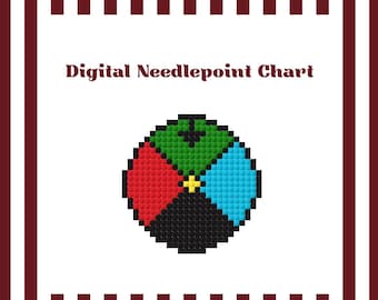Howl's Moving Castle Portal - Needlepoint Digital Download