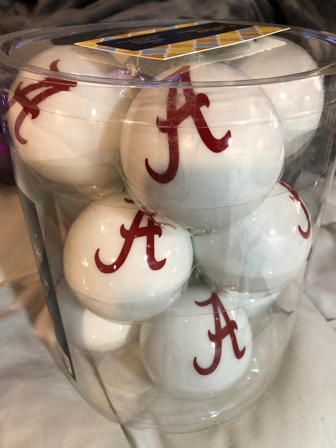 Alabama christmas ornaments set
