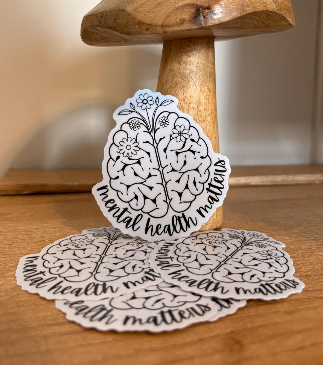 Mental Health Matters Die-cut Vinyl Sticker | Laptop Sticker, Water ...