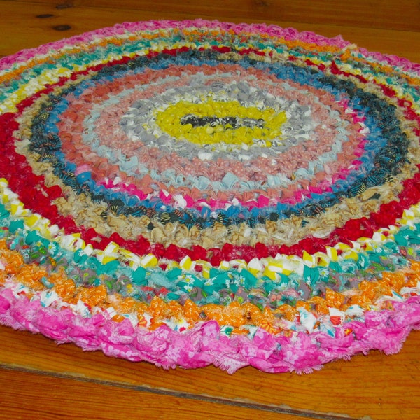 Throw Rag Rug Etsy