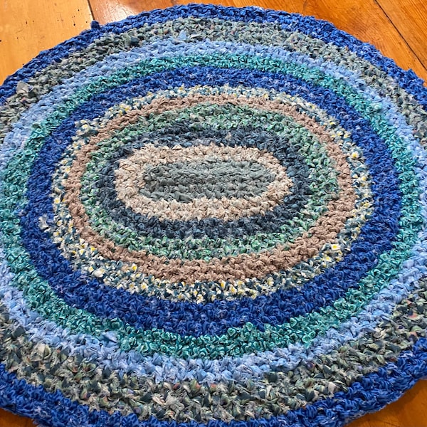 Kitchen Rag Rug Etsy