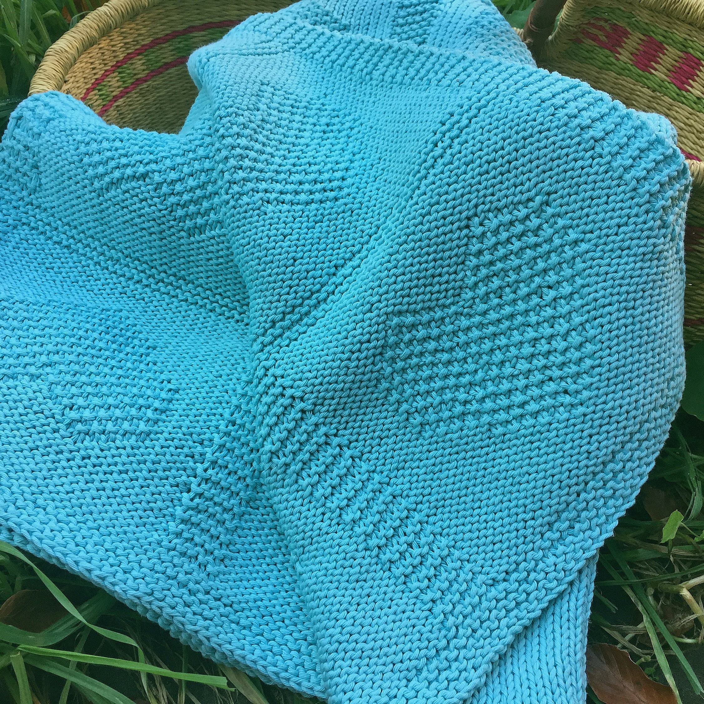 Heart Baby Blanket KNITTING PATTERN in PDF - Knitting Patterns for ...