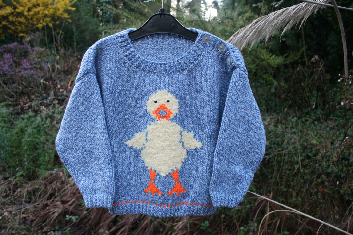 Duck Sweater KNITTING PATTERN in Pdf Knit a Daphne Duck | Etsy