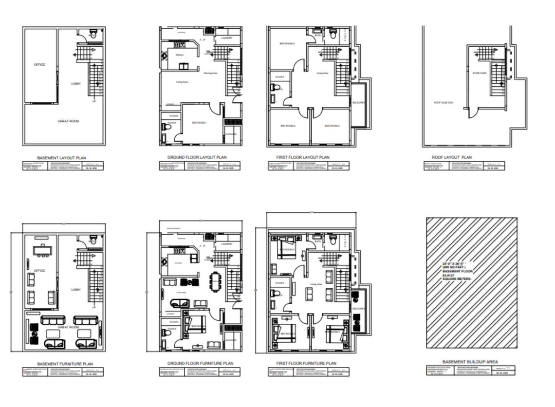 Modern Narrow Plot House Plan With Basement | 3 Level Family Home ...