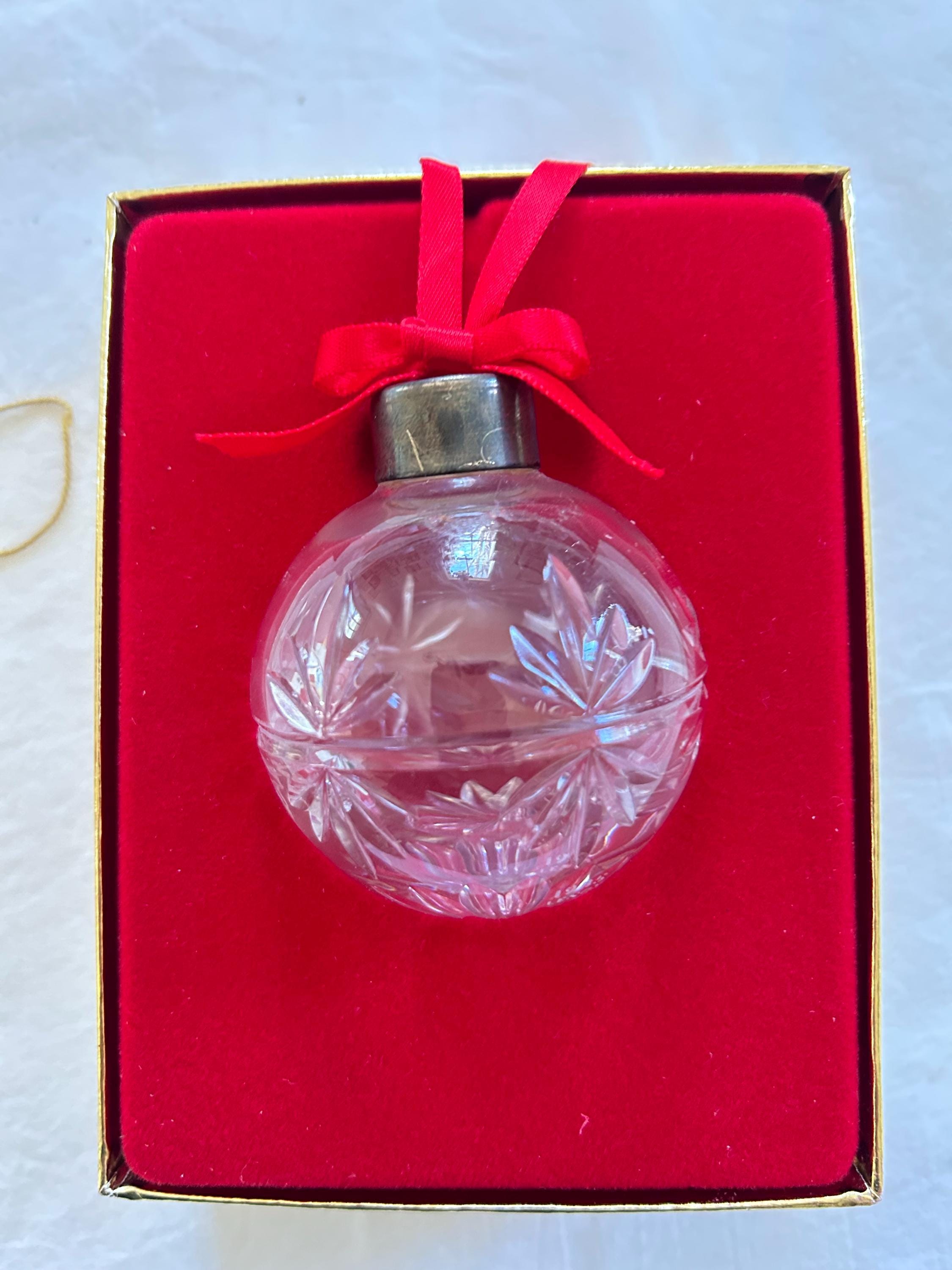 のえる1220 Vintage Lenox Cut Crystal Ornament - Etsy Canada