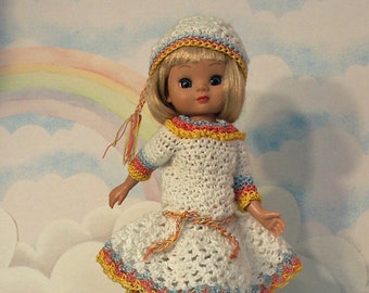 Cloudy Belle for Tiny 8” Betsy McCall or Ann Estelle or Kickit by JDL Doll Clothes
