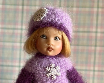 Lavender Snowflakes for Riley Kish by JDL Doll Clothes
