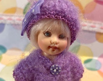 Snuggle Dots for 5” Tiny Lisette Kish by JDL Doll Clothes