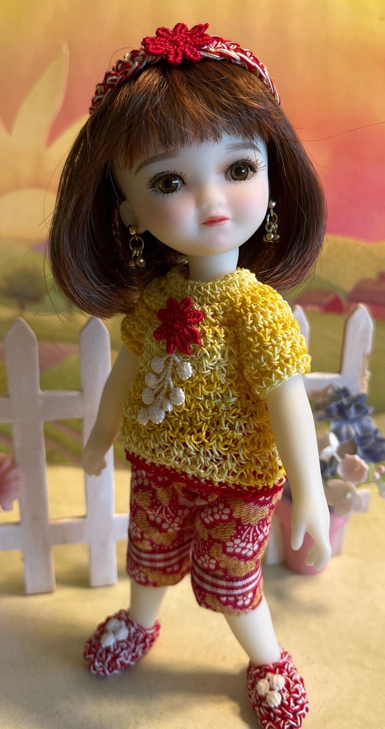 Red Sunset for 6.5” BK Little Sophie [ruby Red Galleria] by JDL Doll ...