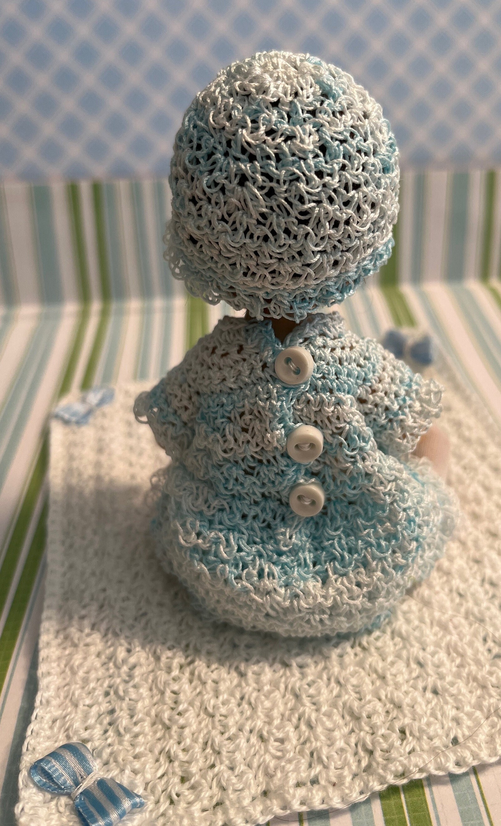 DOLL CLOTHES Baby Blue for 6 Baby Dolls Ellery Kish by JDL Doll Clothes ...