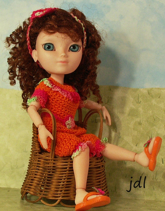 Orange Blast for 10 Makies DOLL by JDL Doll Clothes Mymakie.com to